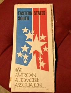 1973 Eastern States South AAA Highway Map - Picture 1 of 9