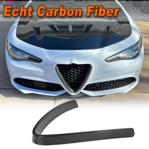 Parrilla emblemática de carbono para Alfa Romeo Giulia Sport & Quadrifoglio - Imagen 1 de 13