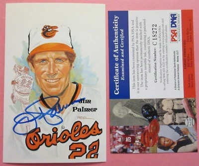 Jim Palmer Signed Perez Steele - PSA DNA - Image 1 of 2