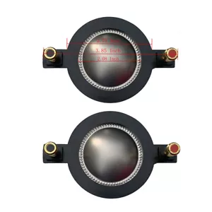 2 piezas 44 mm diafragmas de repuesto compresión para altavoz PA controlador tweeter bocina - Imagen 1 de 11