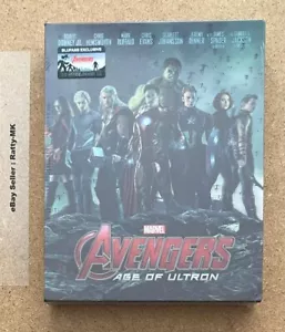 AVENGERS : AGE OF ULTRON - BLUFANS LENTICULAR BLU RAY STEELBOOK - NEW & SEALED - Picture 1 of 7