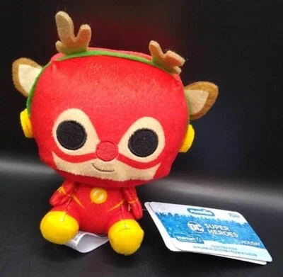 Funko DC Super Heroes The Flash Holiday Reindeer Collectible Plush Exclusive New - Image 1 of 2