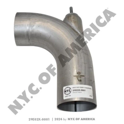 04-17476-000 Tubo de codo de escape resistente Freightliner Columbia repuesto Foto 1 de 4