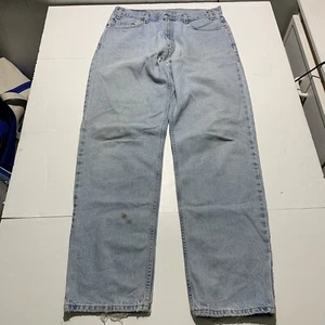 Levi’s 550 Mens Relaxed Fit Straight Medium Wash Denim Distressed Blue 36x34 - Picture 1 of 14