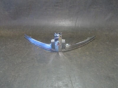 1941 OLDSMOBILE HOOD LIP NOSE EMBLEM ORNAMENT SHIELD GRILLE TOP - image 1 of 4