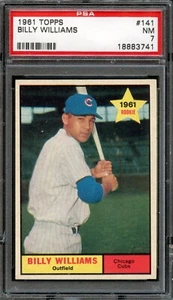BB - 1961 - Topps - #141 - Billy Williams - PSA 7 - NM - Bild 1 von 2