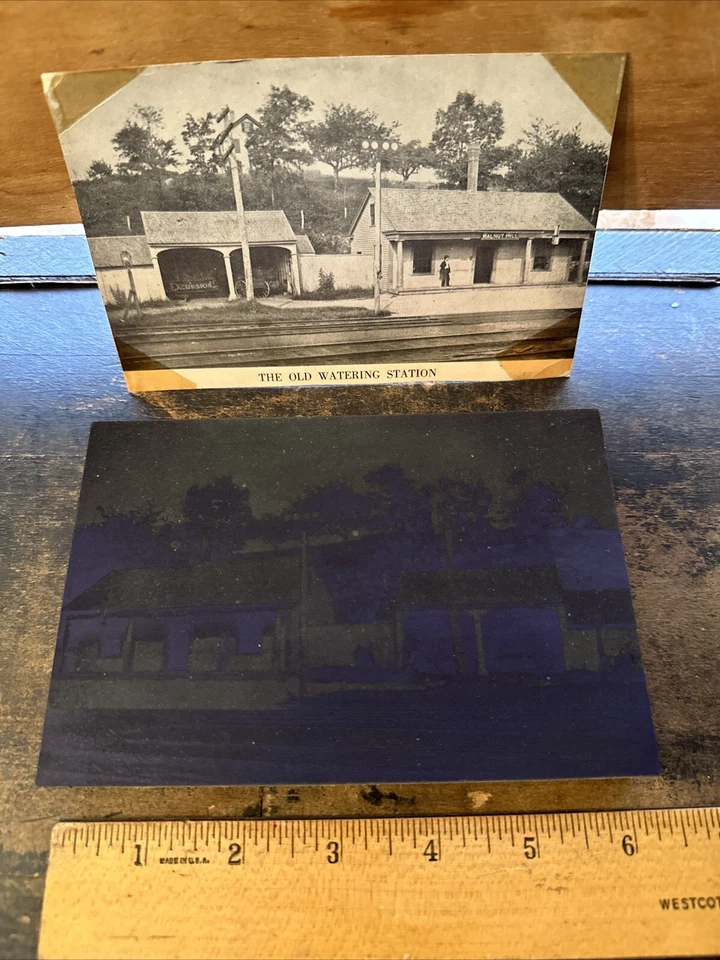 印刷块“The Old Watering Station Woburn, Massachusetts” — 第 1/4 张图片