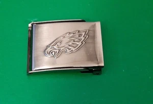 Philadelphia Eagles Belt Buckle Stamped Eagle Head 1-1/2" Belt Width - Picture 1 of 9