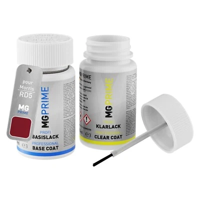 Peinture voiture kit de stylo retouche pour Morris RD5 Damask Red 2 x 50ml - Photo 1/4