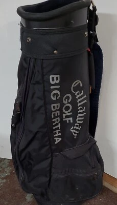 Callaway Big Bertha Cart Golf Bag Mens 6 Way Dividers Black 36" - Image 1 of 4