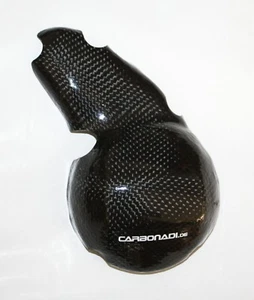 YAMAHA FZR400 3TJ CARBON ZÜNDGEBERDECKEL MOTORDECKEL COVER ENGINE PROTECTOR - Picture 1 of 1