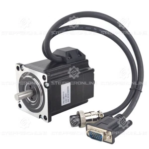 Motore passo-passo STEPPERONLINE Nema23 1,2Nm Φ8mm 4A ad anello chiuso con encoder 1000PPR - Foto 1 di 6