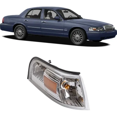For 2006-2010 Mercury Grand Marquis Parking Signal/Side Marker Light Passenger - Image 1 of 4