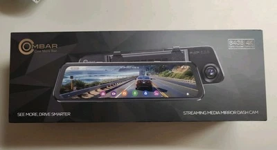 4K+2.5K Rear View Mirror Camera with ADAS BSD and LCA, 12" Smart Mirror Dash Cam - Image 1 of 4