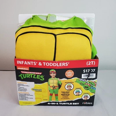Teenage Mutant Ninja Turtles 4-in-1 Halloween Costume for Toddler 2T by Rubies - Image 1 of 4