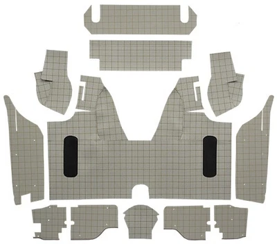 Alfombrilla de maletero Ford Thunderbird 1960 - polar | Se adapta a: convertible, con placas Foto 1 de 2