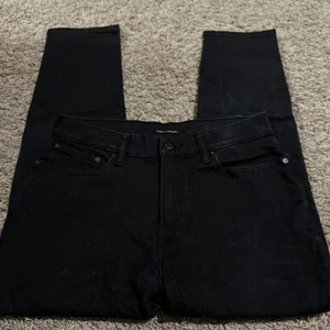 Lucky Brand 410 Jeans Mens 32x30 Athletic Slim Fit Black Denim Stretch - Picture 1 of 6