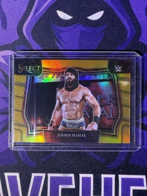 2023 Panini Select WWE Jinder Mahal Gold Ringside #4/10 - Image 1 of 2