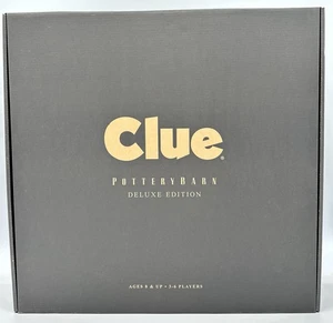 Pottery Barn~ Clue Deluxe Edition~Board Game~NEW - Picture 1 of 8