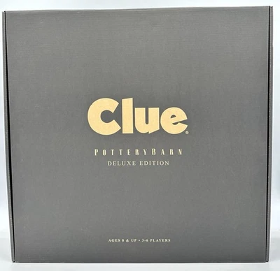 Pottery Barn~ Clue Deluxe Edition~Board Game~NEW - Image 1 of 4
