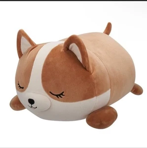 Squishmallows 18” Plush Regina, Brown And White Corgi, Sleep A Mallows, NWT - Picture 1 of 6