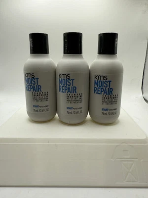 Paquete de 3 champú reparador húmedo km 2,5 fl. oz. Tamaño de viaje Foto 1 de 2