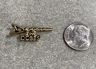 Prendedor dorado Deon By Dobbs vintage vaquero Fedora sombrero corbata tachuela solapa pin Foto 1 de 2