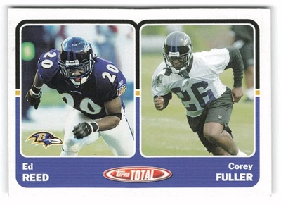 2003 Topps Total #370 Corey Fuller / Ed Reed Baltimore Ravens - Image 1 of 2