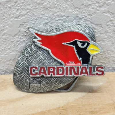Hebilla de cinturón deportivo de fútbol americano NFL Phoenix Arizona Cardinals 1994 vintage Foto 1 de 3