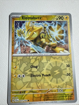 Electabuzz 053/162 Sv05: Temporal Forces Reverse Holo - Image 1 of 2