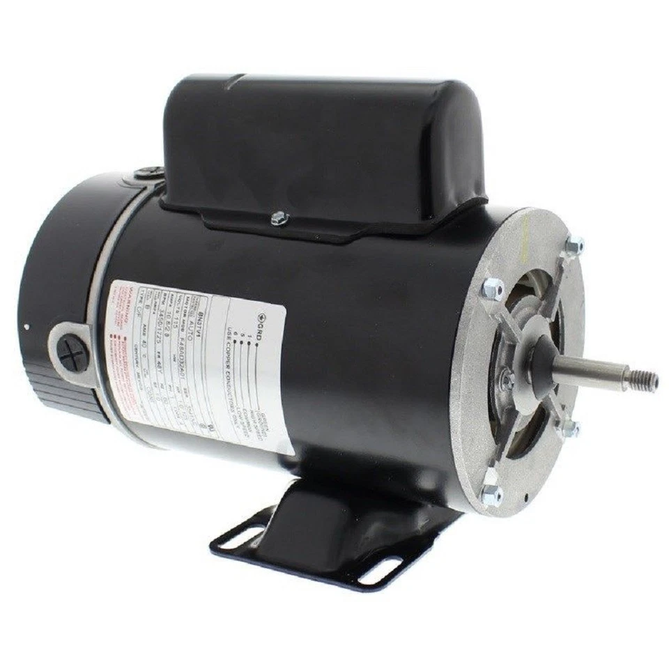A O Smith BN37V1 1HP 2 Speed 115V Thru-Bolt Motor for Pool or Spa - Image 1 of 1