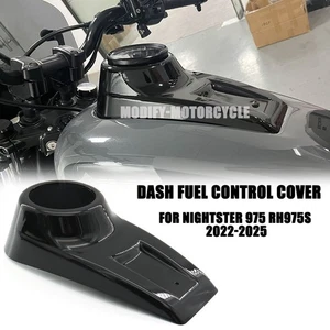 FOR HARLEY NIGHTSTER RH975S 2022-2025 Dash Fuel Control Panel Cover Vivid Black - Foto 1 di 9
