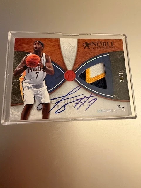 2006-07 Exquisite Collection Noble Nameplates Jermaine O'Neal 20/25 - Pacers - Image 1 of 1