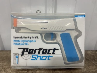 Vintage Nyko Perfect Shot Ergonomic Gun Grip 2008 Wii Accessory New NIB SEALED - Image 1 of 4