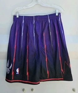NWT Mitchell & Ness Toronto Raptors Swingman Road Shorts Size Youth XL - Picture 1 of 6