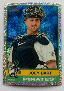 Joey Bart 2025 Topps Heritage #449 SP Chrome Sparkle Pirates - Picture 1 of 2