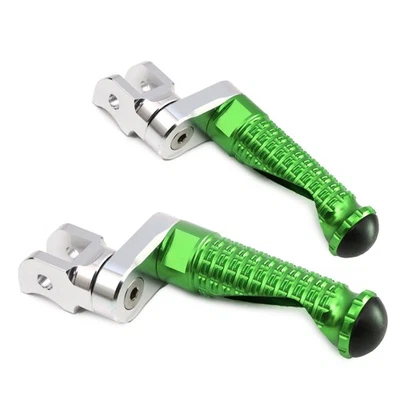 Clavijas de pie delanteras verdes elevables MPRO 1 pulgada para ZX-6R NINJA ZX-600 95-00 01 02 Foto 1 de 4