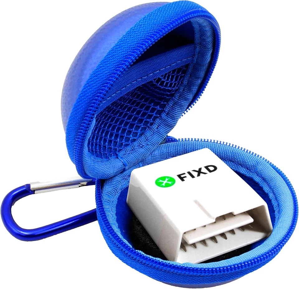 CASEMATIX OBD Carry Case Compatible with FIXD OBD2 Bluetooth Car Di... Fast Ship