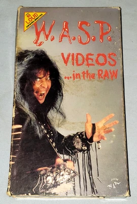 W.A.S.P. Видео... В Сыром видеокассетах 1988 БОЛЬШЕ НЕ ИЗДАЮЩИЕСЯ РЕДКИЕ Громкий Хэви-метал Хорошее состояние товара - Изображение 1 из 2