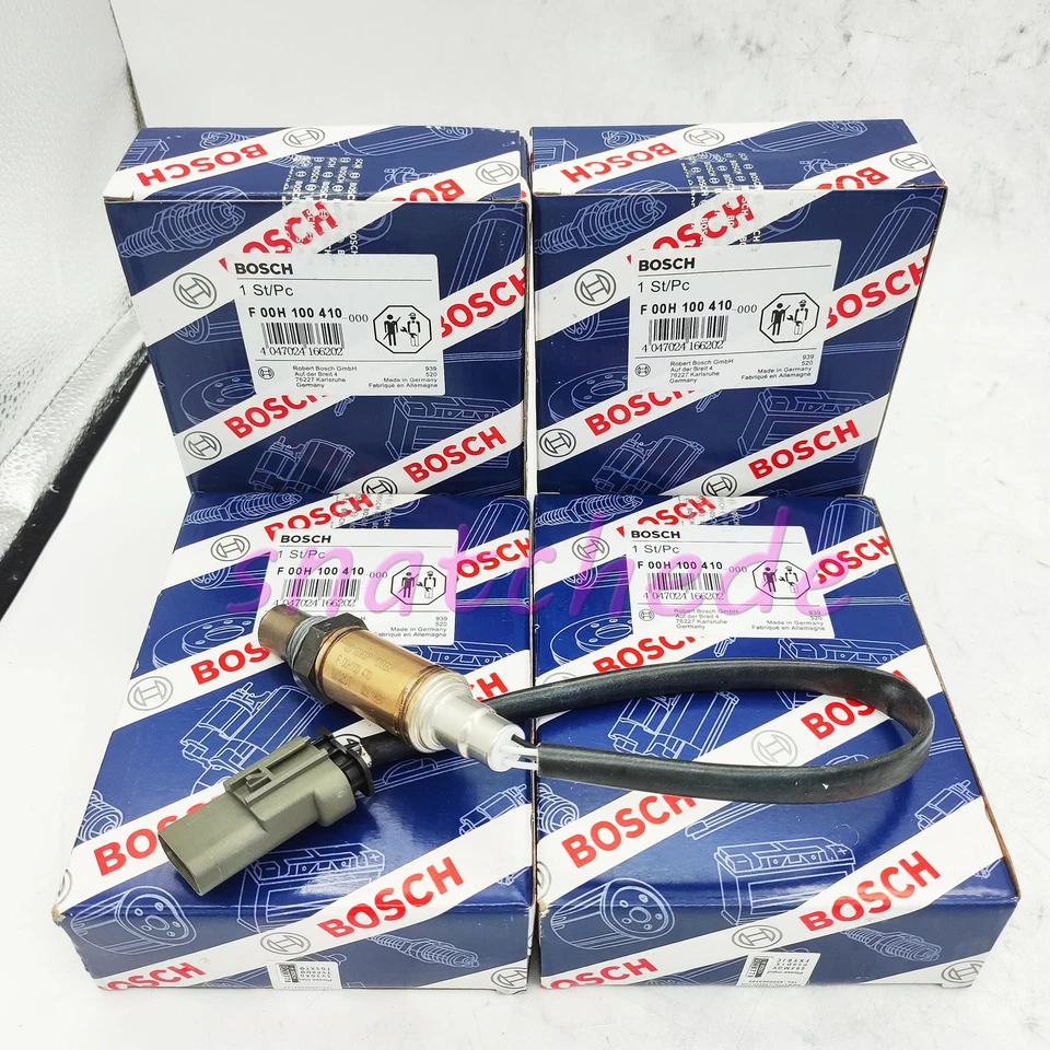 4 sensores de oxígeno Bosch 18187 para Cadillac Chevrolet GMC Escalade aguas abajo 14-20 Foto 1 de 4