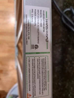 Luz LED de crecimiento interior para invernadero Mars Hydro FC 6500 Foto 1 de 3