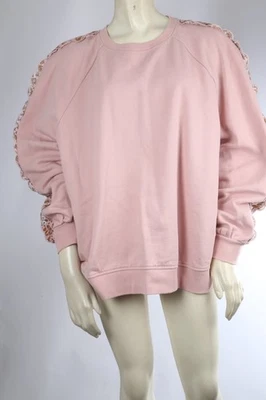 Sudadera Boden Rosa Floral Algodón Manga Larga Pullover Talla 16/18 Para Mujer’s Foto 1 de 4