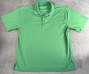 PGA Tour Green Poloshirt Kurzarm Herren Gr. XL X-Large Grün Golf Gerippt - Bild 1 von 7