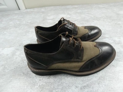 Robert Wayne Shoe Mens 10 Brown Atles Wing Tip Brogues Oxford Business Casual - Image 1 of 4