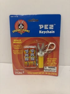 Pez Bugs Bunny Schlüsselanhänger neu auf Karte - 2000 Looney Tunes - Bild 1 von 2