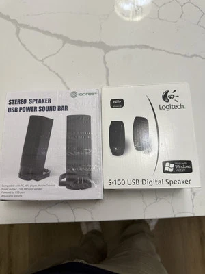 Connectland CL-SPK20037 2.0 Speaker System 5 W RMS Black (clspk20037) & Logitech - Image 1 of 4