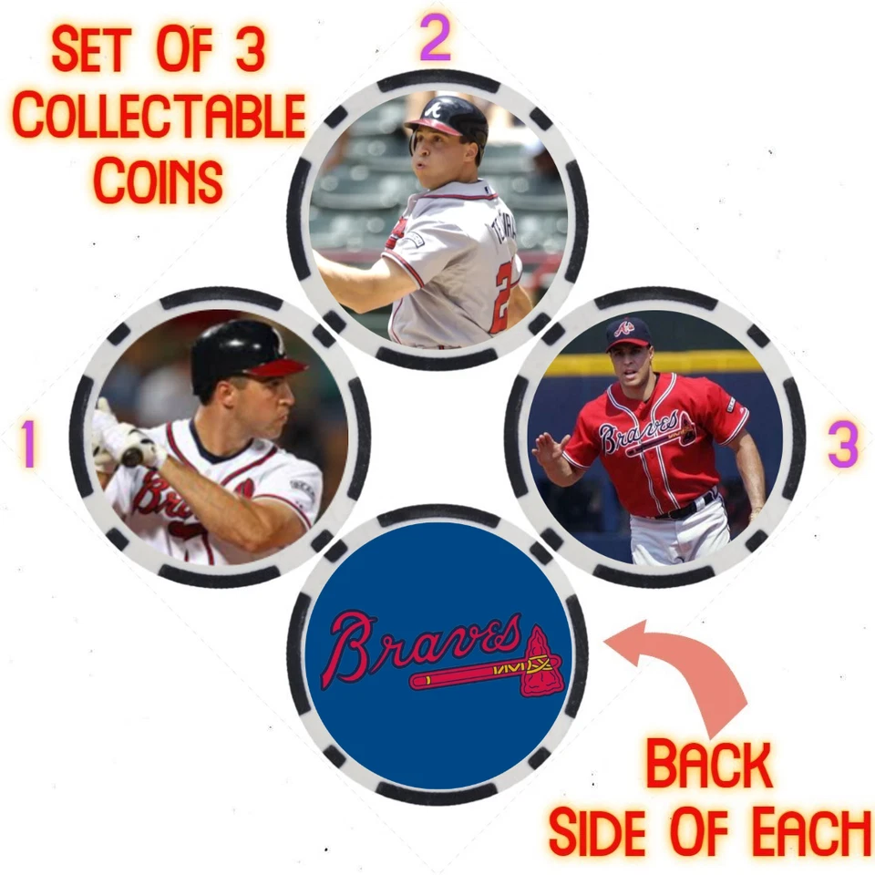MARK TEIXEIRA - LEGENDARY BRAVES BASEBALL PLAYER - COLLECTABLE COIN SET - Image 1 of 2