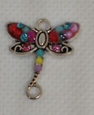 Unique Multicolored dragonfly Charms For Jewelry Making Or DIY Crafts (Case 3-9)