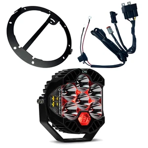 Baja Designs Red Backlight LP6 Pro Headlight Kit For 14-23 Harley Street Glide - Picture 1 of 6