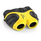  Binocular for Kids, Compact High Resolution Shockproof Binoculars Yellow